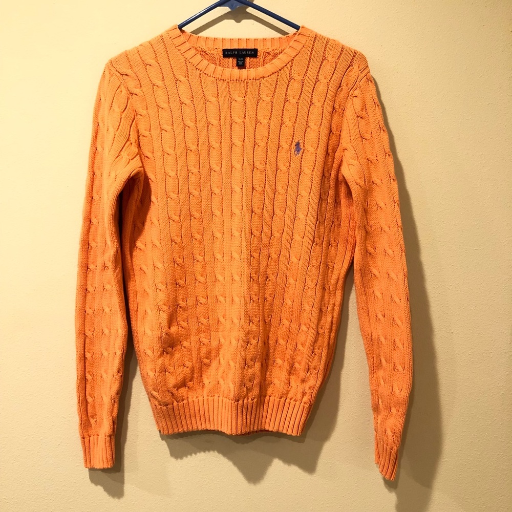 Orange Ralph Lauren sweater